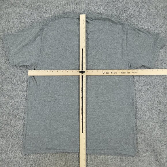 Marvel Shirt Men's Large Gray Iron Man Captain America Logo Graphic Short Sleeve - Picture 8 of 11